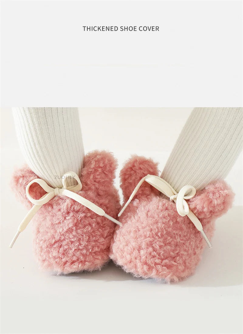 Baby Socks Winter Newborn Boy Girl Shoes Kids Soft Toddler First Walkers Child Anti-slip Warm Thicken Newborn Infant Crib Shoes